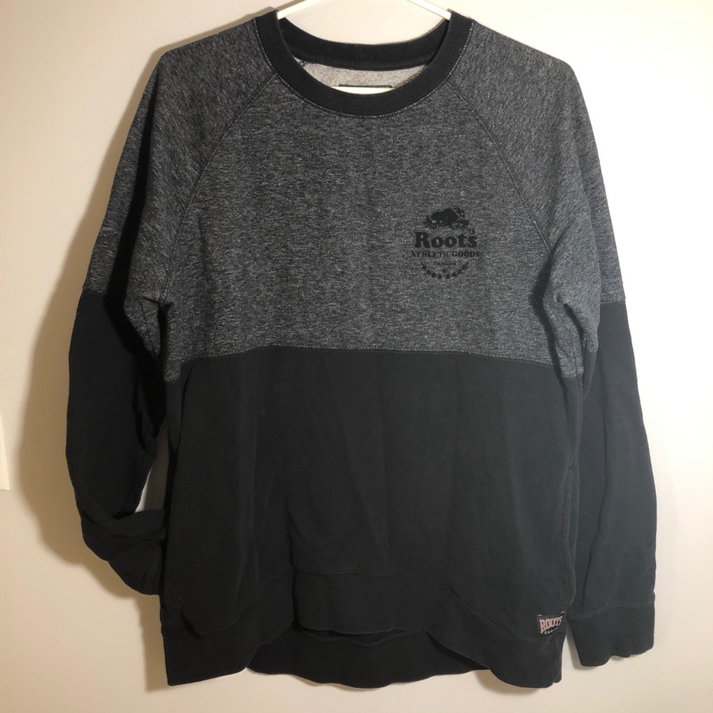 Roots colour blocked pullover sweatshirt